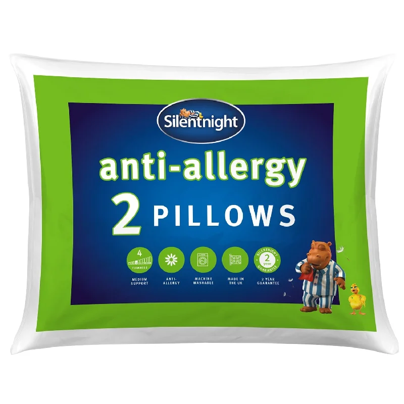 Silentnight Anti-Allergy Pillow Pair - Medium Support