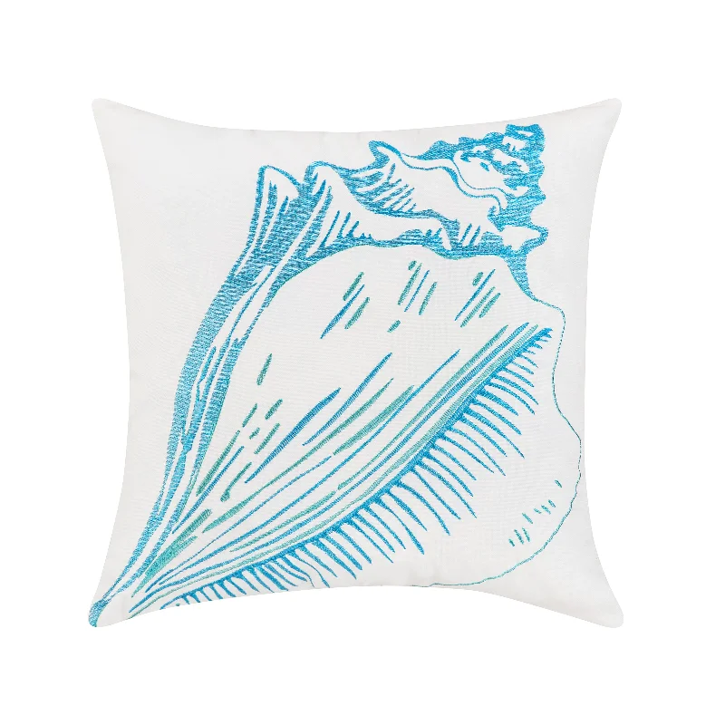 Conch Shell Indoor Outdoor Pillow