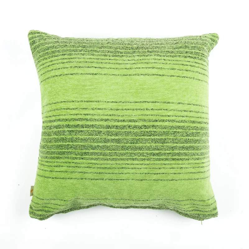 Painterly Ombre Woven Yarn Dyed Stripes Cushion Cover