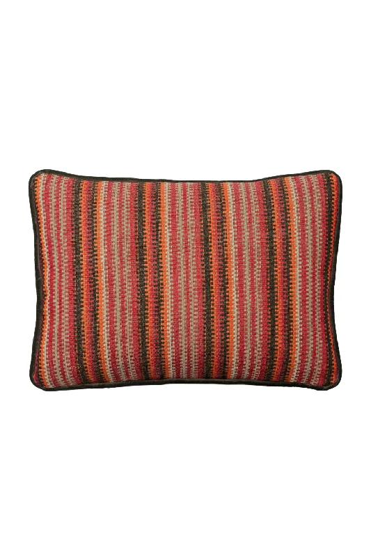 Woven Stripe Rectangular Cushion | Andrew Martin Cuchillas