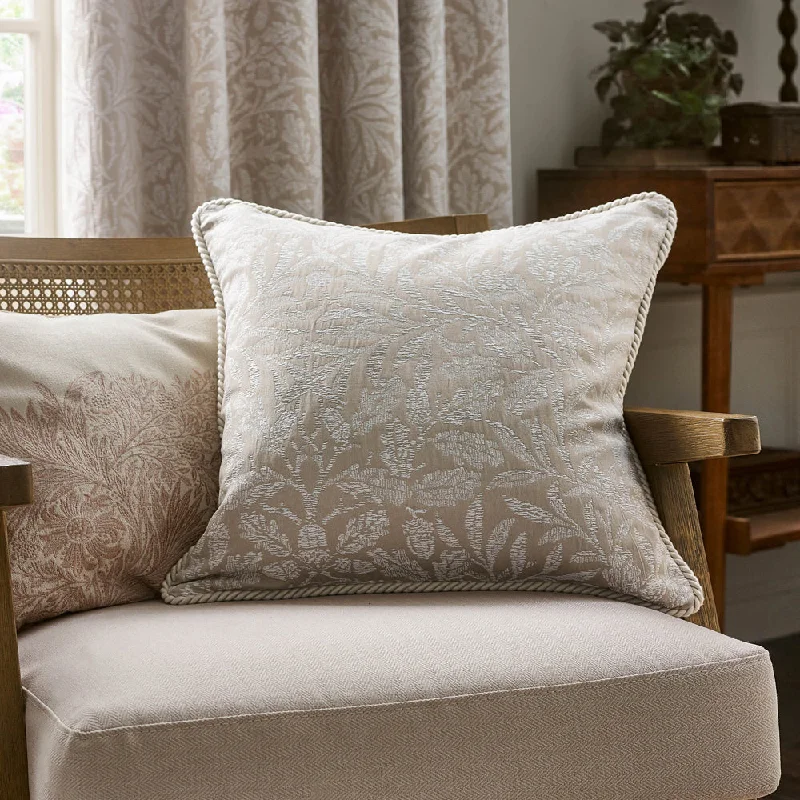 Acorn Tonal Jacquard Cushion Linen