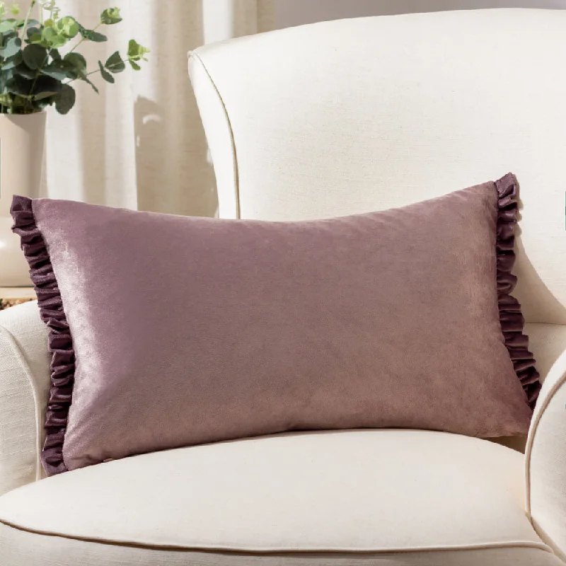 Tilly Velvet Reversible Cushion Heather/Smoke