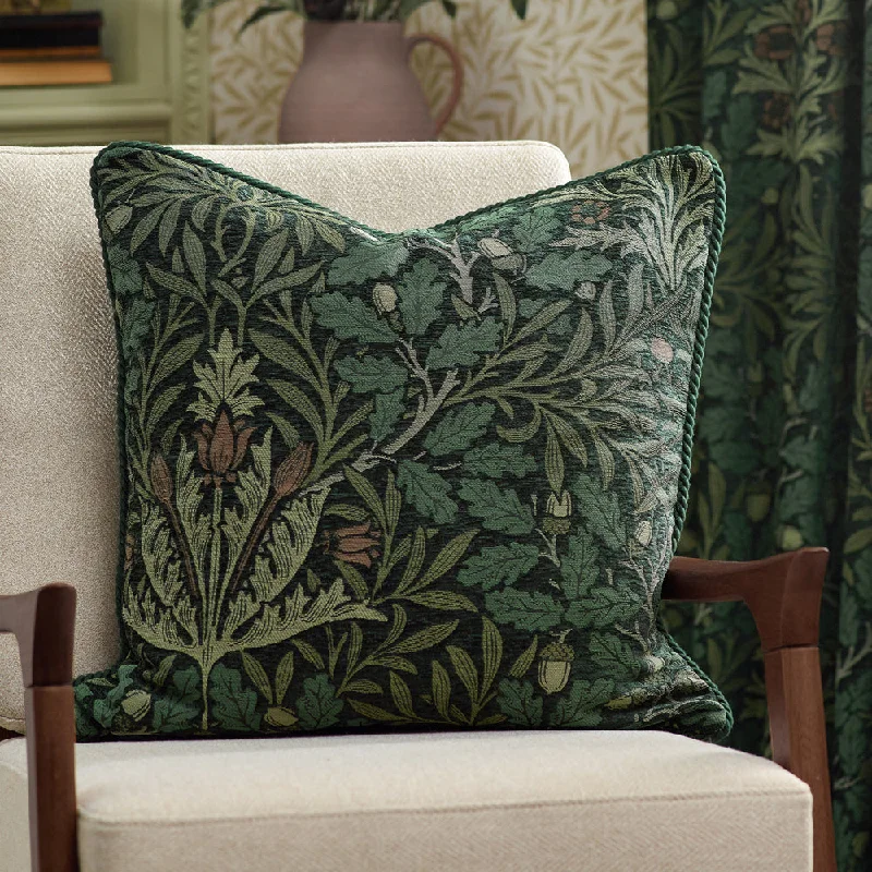 Acorn Multi Jacquard Cushion Thyme/Forest