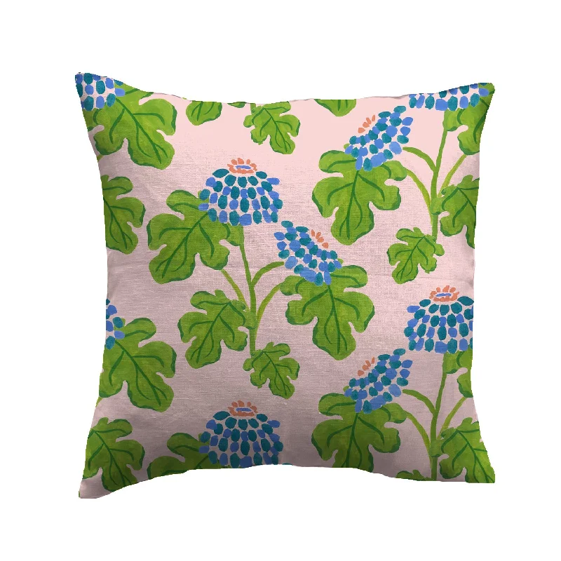 Casia Flowers Pillow - Soft Pink