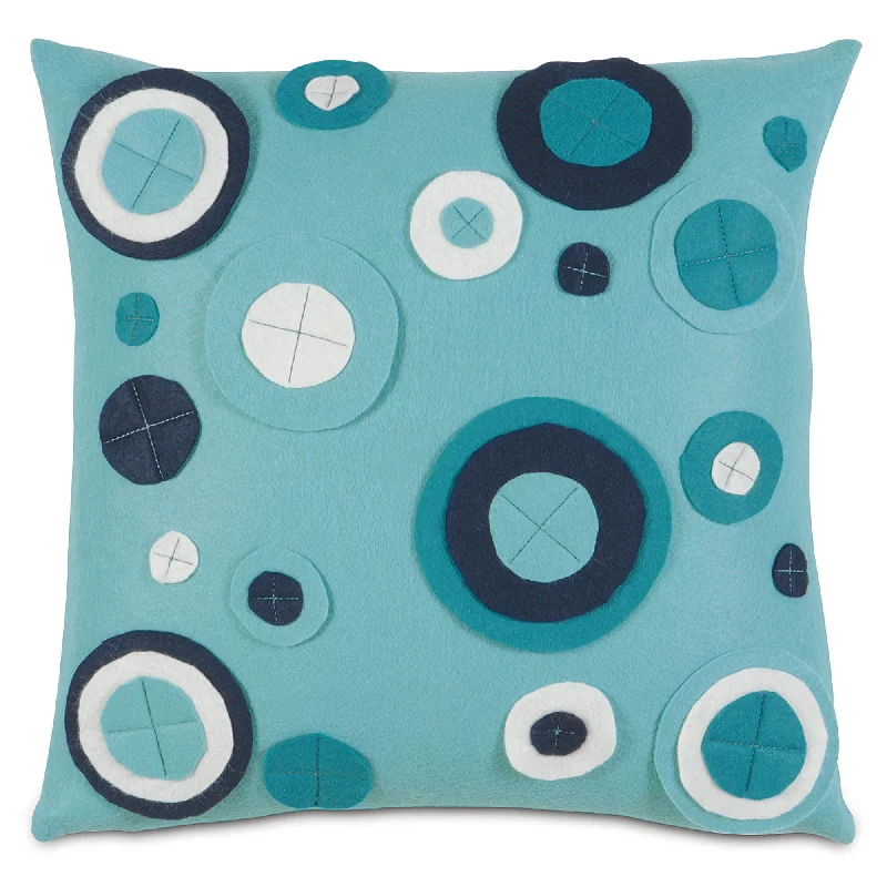 Contemporary Ice Throw Pillow Cover 16x16