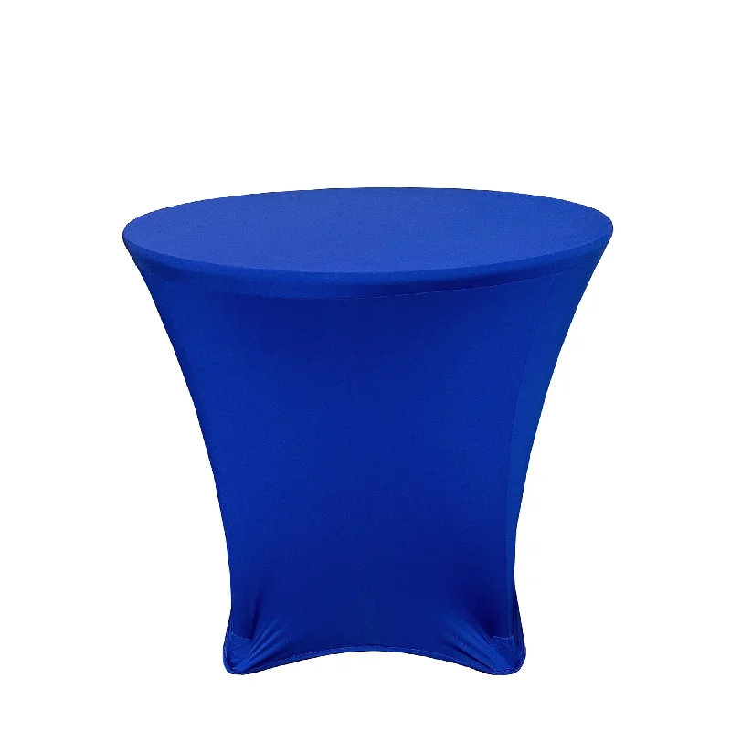 36 x 30 inch Lowboy Cocktail Spandex Table Cover Royal Blue