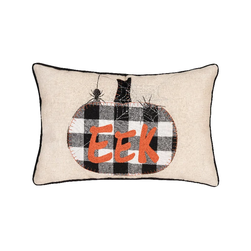 Franklin Black EEK Pillow