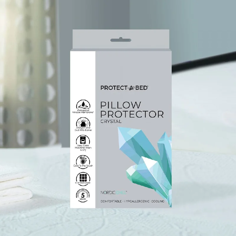 Protect-A-Bed Crystal Cooling Pillow Protector With Tencel