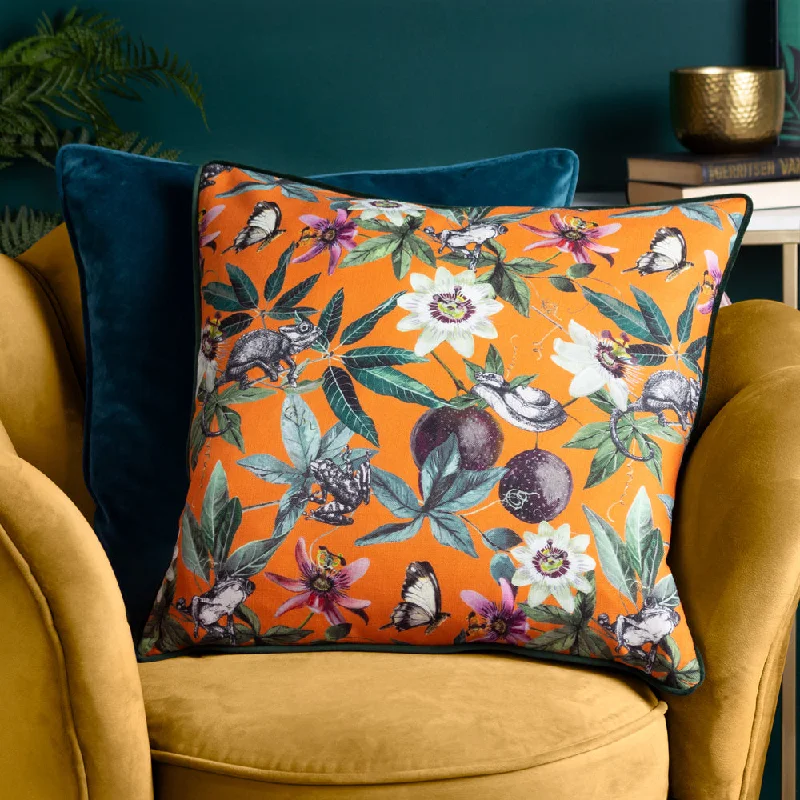 Wild Passion Creatures Cushion Orange