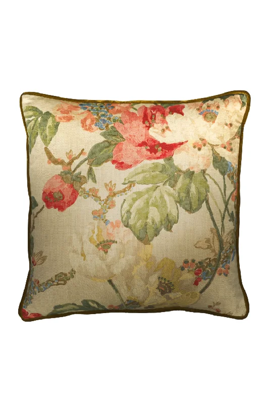 Floral Cotton Cushion | Andrew Martin Peony