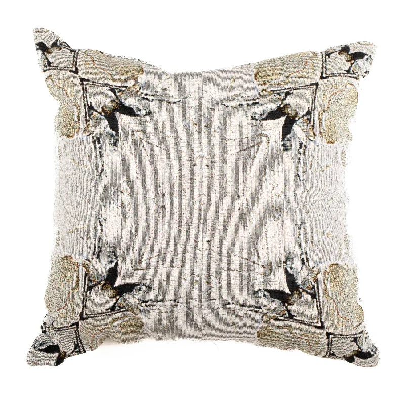 Moth Woven Pillow