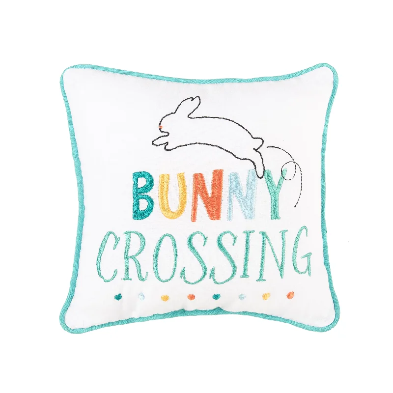 Bunny Crossing Pillow