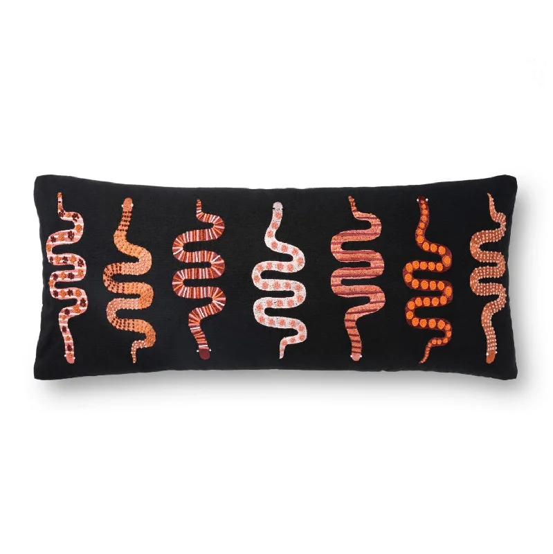 Black / Multi Pillow Cover Only