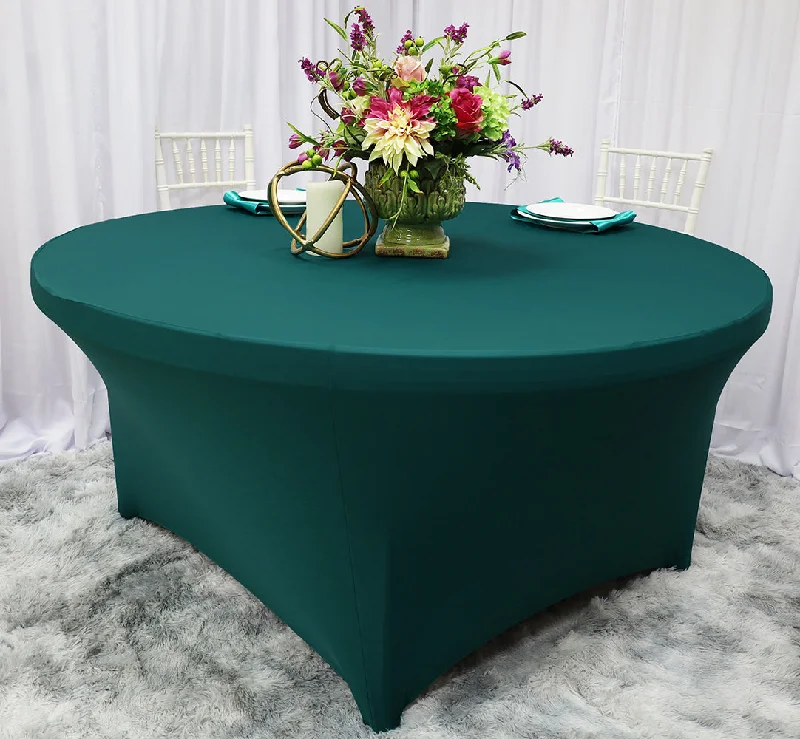 6 Ft Round Spandex (220 GSM) Table Cover - Oasis (1pc)