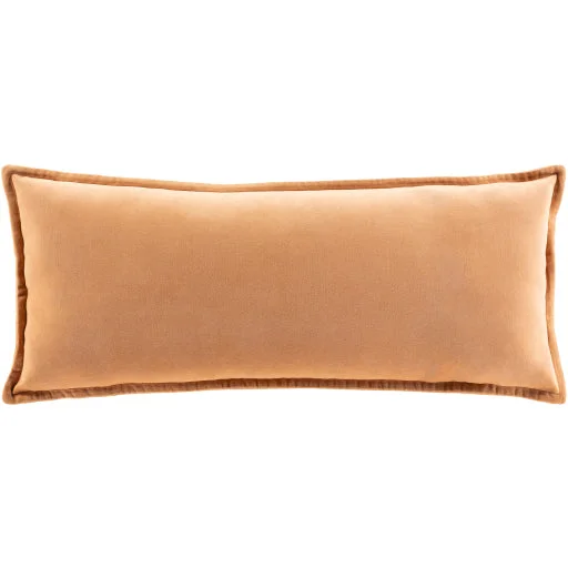 Cotton Velvet Camel Lumbar Pillow