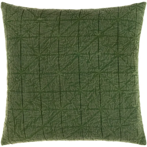 Winona Cotton Dark Green Pillow