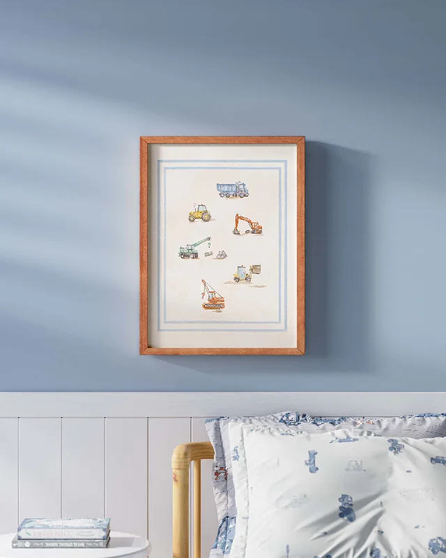 Road Work Framed Wall Art