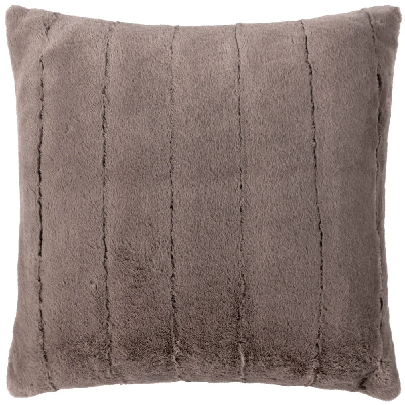 Empress Faux Fur Cushion Taupe