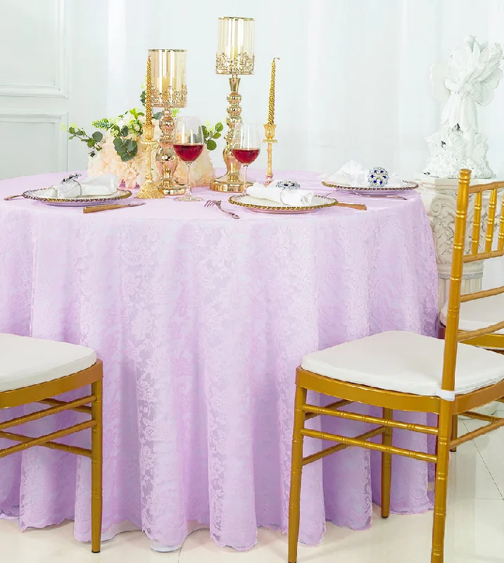 108" Round Caspari Lace Tablecloth/Table Overlay - Lavender (1pc)