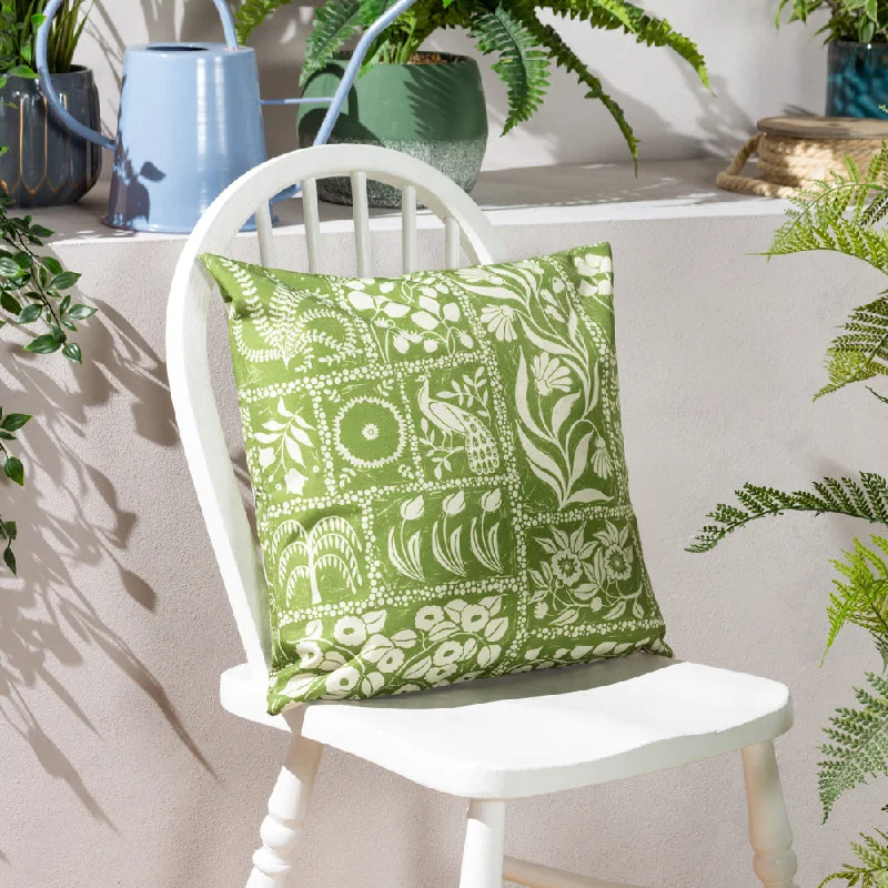 Forage Garden Outdoor Cushion Sage