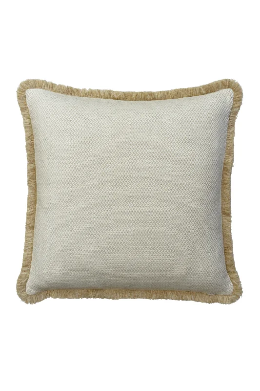 Chenille Herringbone Trimmed Cushion | Andrew Martin Sanremo