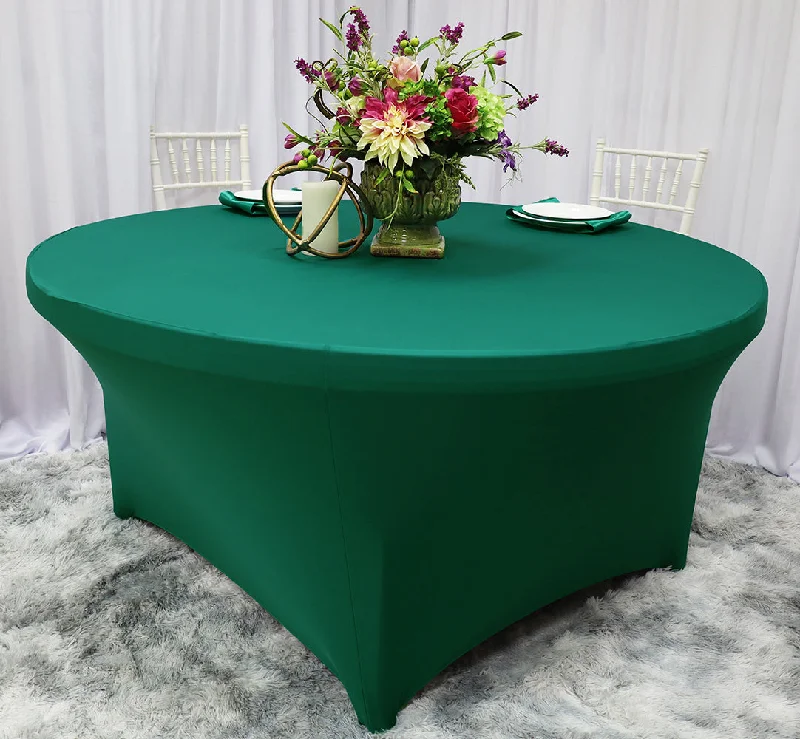 5 Ft Round Spandex (220 GSM) Table Cover - Jade (1pc)