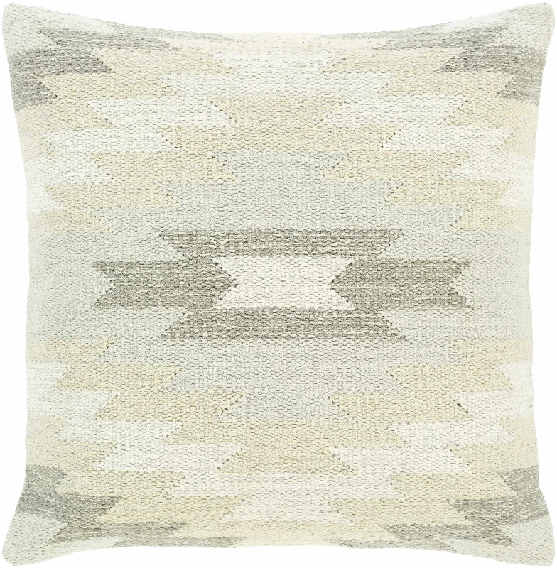 Lakeside Neutral Geometric Accent Pillow - Clearance