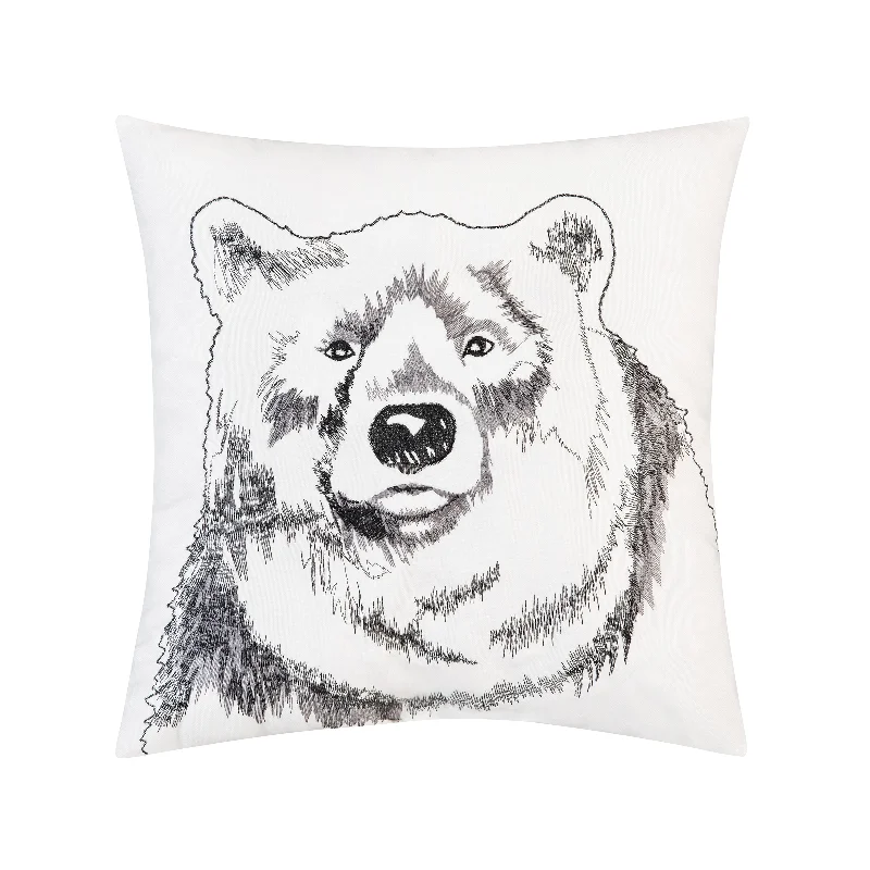 Bear Portrait Indoor Outdoor Pillow