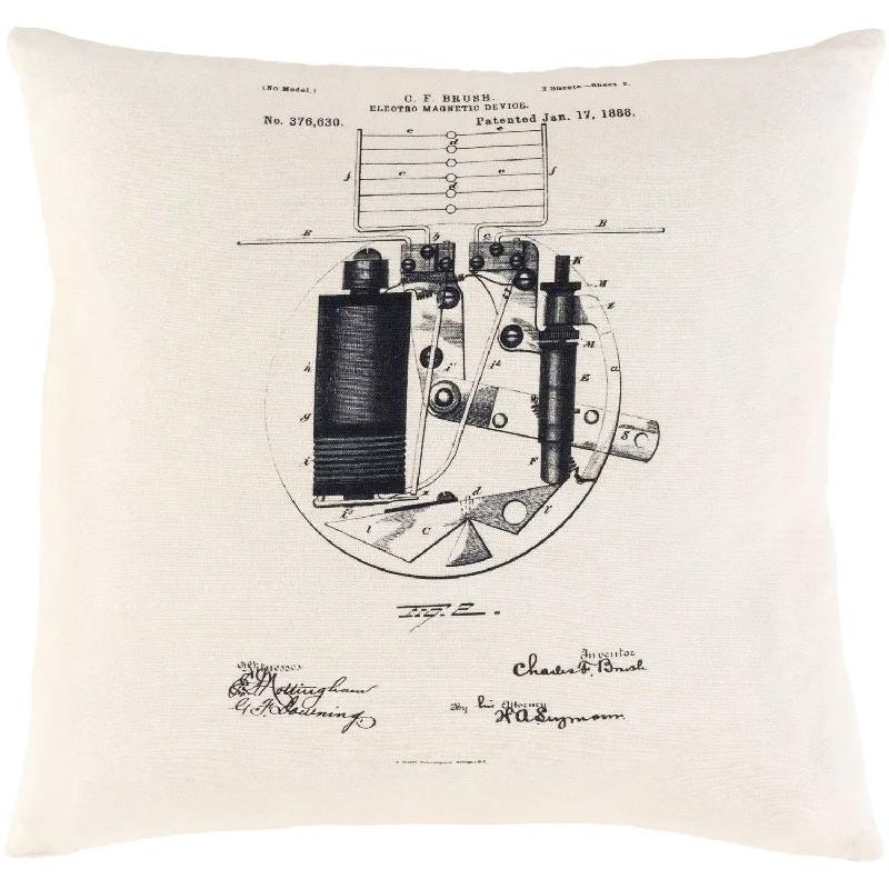 Inventors Woven Pillow