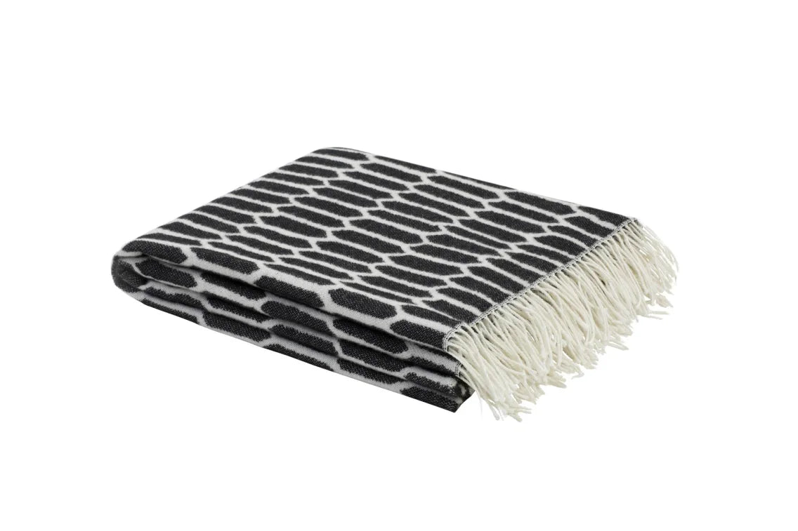 Kenno Black / White Throw