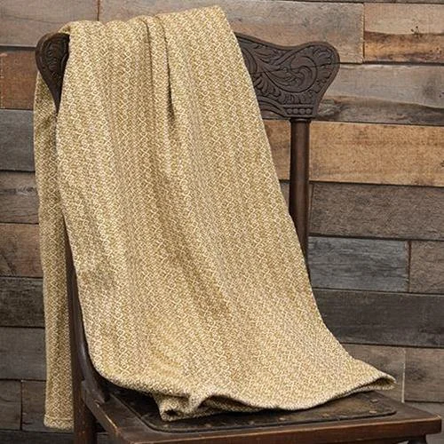 Fairfax Cream/Mustard Throw