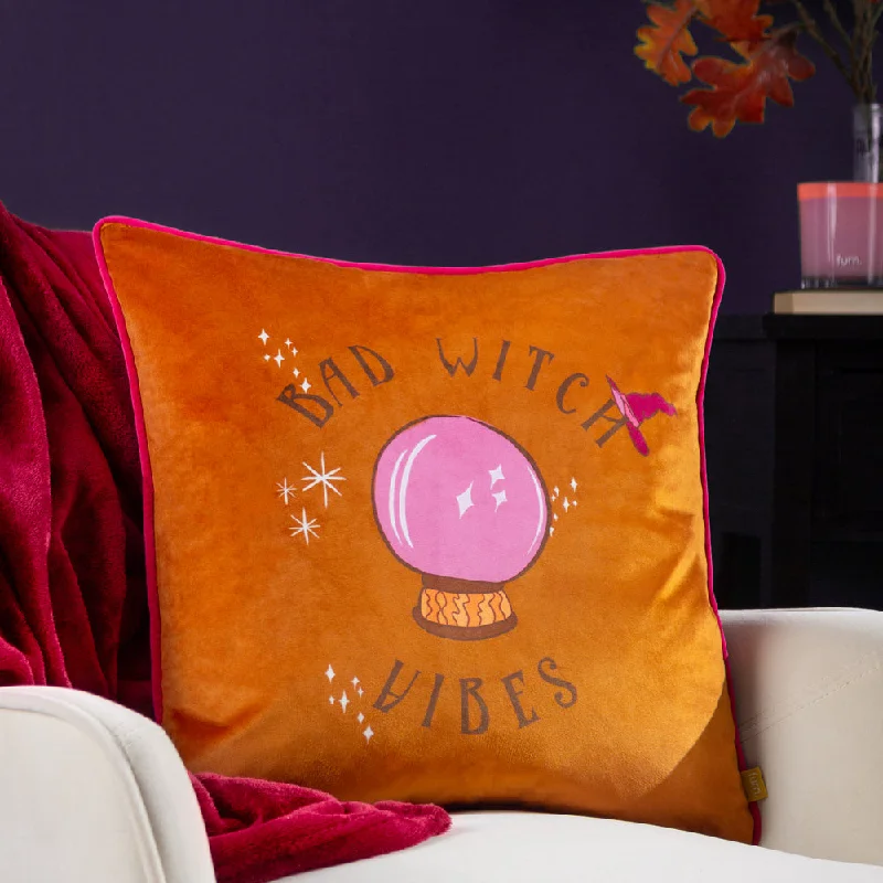 Bad Witch Vibes Cushion Pumpkin