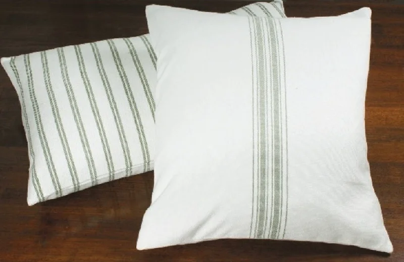 Grain Sack Sage Pillow Cover PC164009