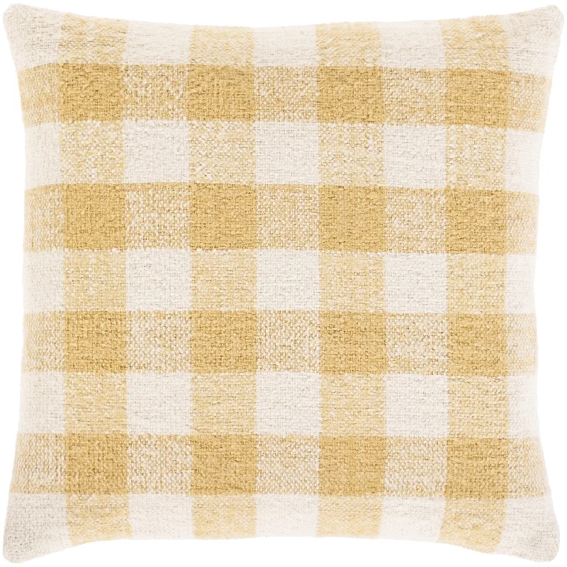 Malcom Hand Woven Pillow in Saffron