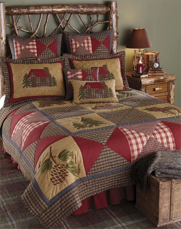 Cabin Patchwork Euro Sham - Park Designs