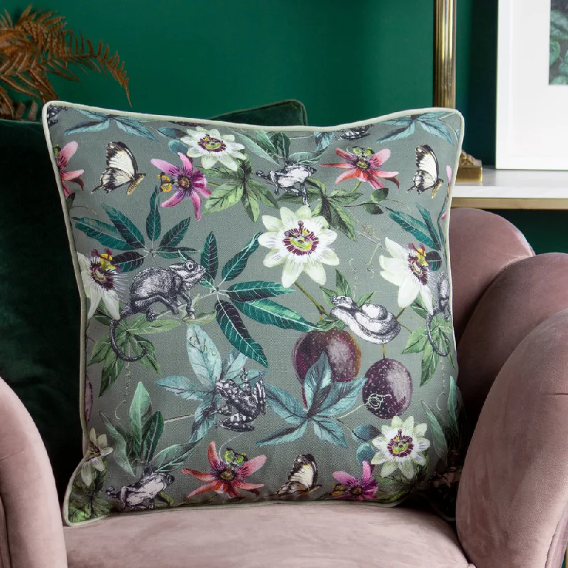 Wild Passion Creatures Cushion Sage