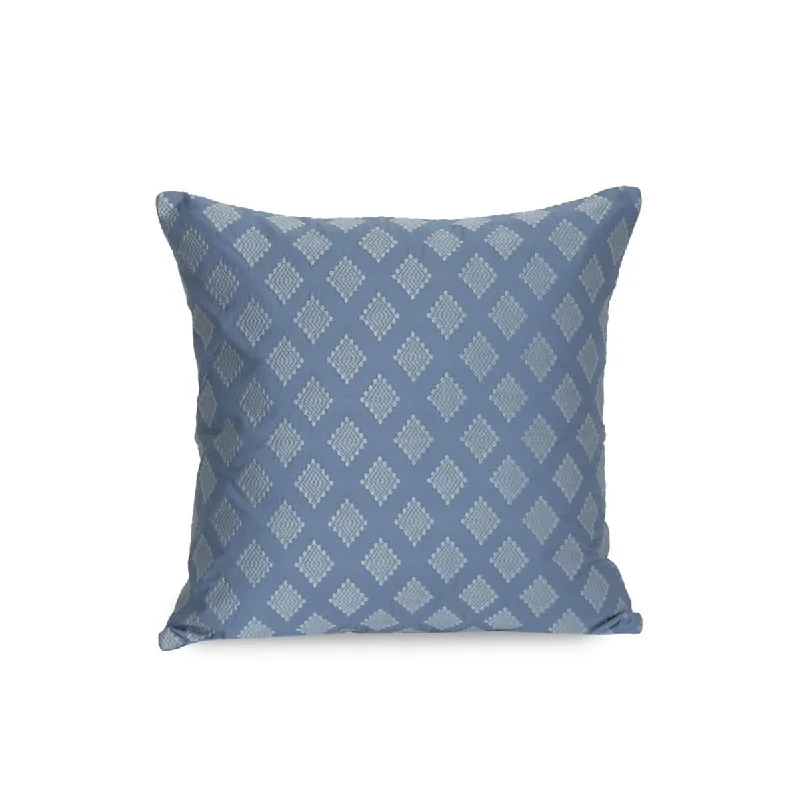 Sonnet Blue Medium 50x50 Cm Embroidery Machine Cushion Cover