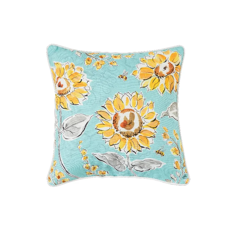 Bee Garden Indoor Outdoor Pillow