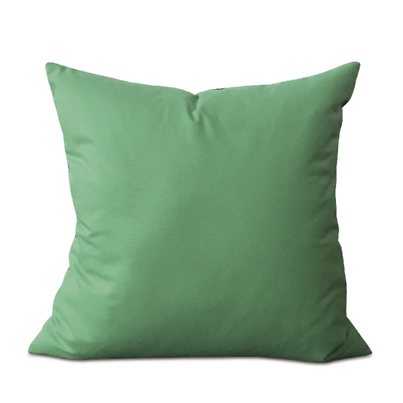 Lime Green Solid Throw Pillow Cover 22x22