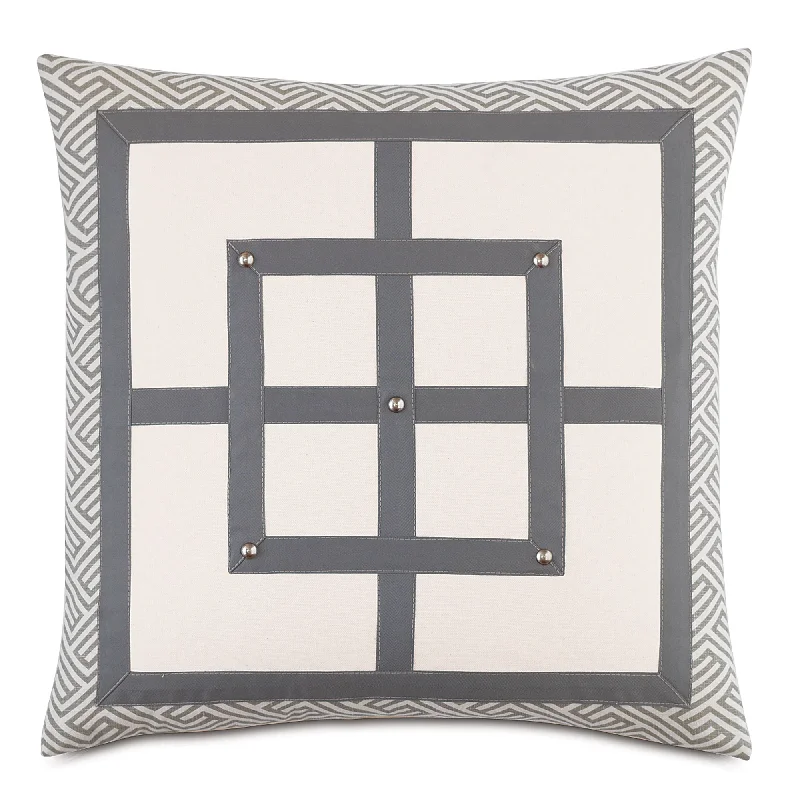 Zen Square Modern Throw Pillow Cover 20x20