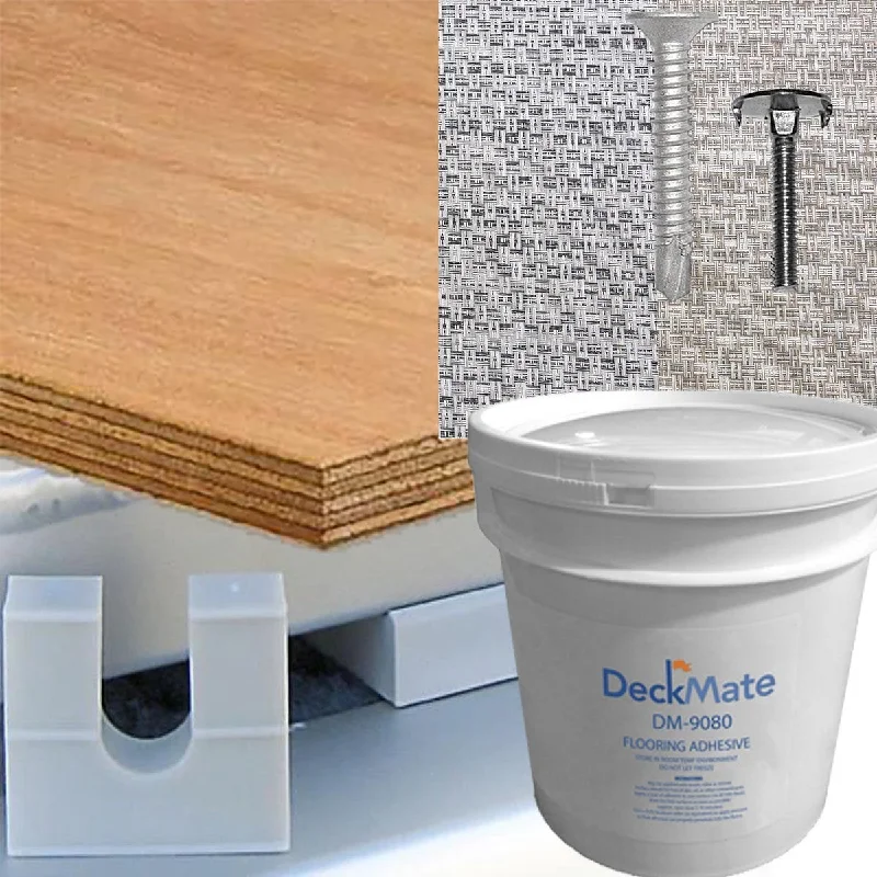 DeckMate Pontoon Deck Kit w/ Woven Vinyl Flooring