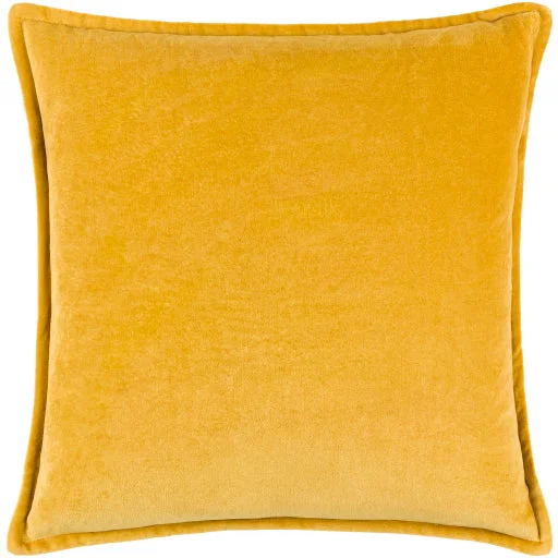 Cotton Velvet Mustard Pillow