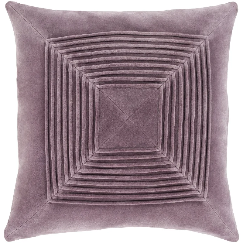 Akira Velvet Pillow in Mauve