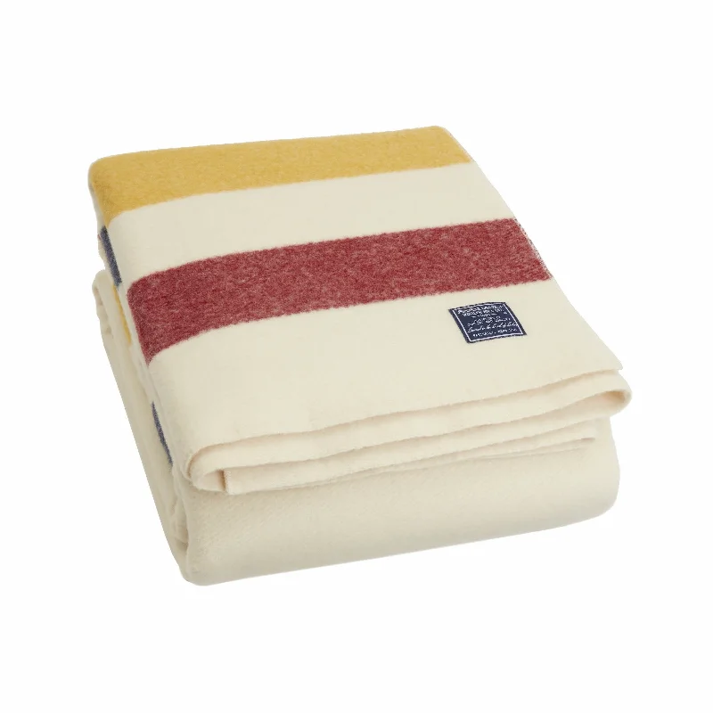 Revival Stripe Twin Blanket design by Faribault