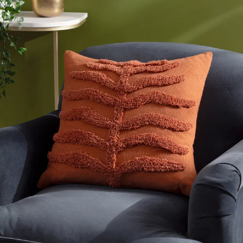 Dakota Tufted Cushion Rust