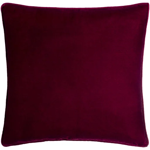 Velvet Glam Dark Purple Pillow