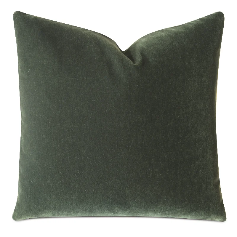 Luxury Mohair Decorative Pillow Cover in Verdiche