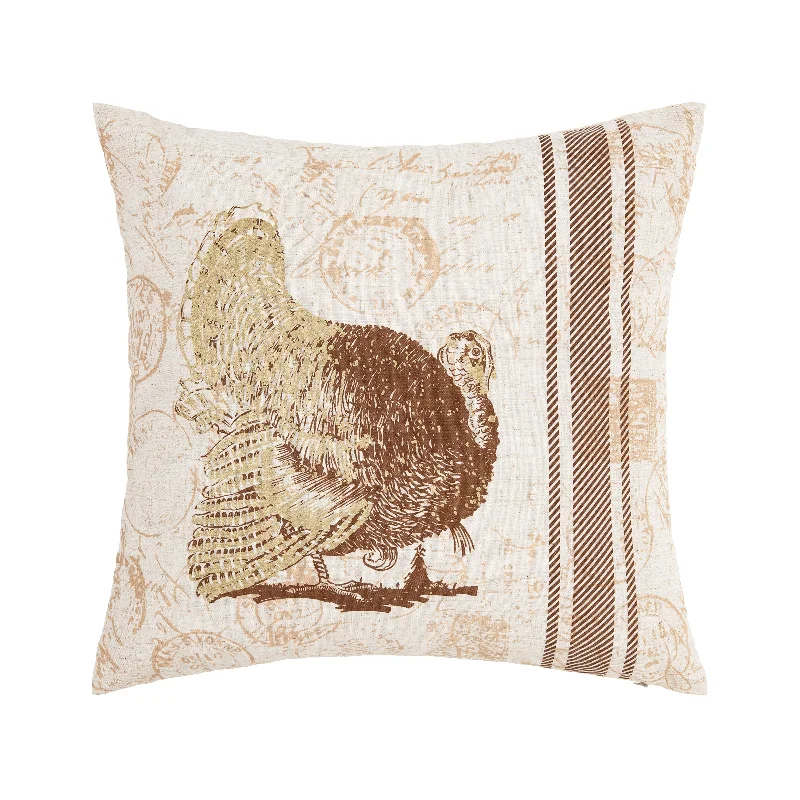 Elegant Turkey Pillow