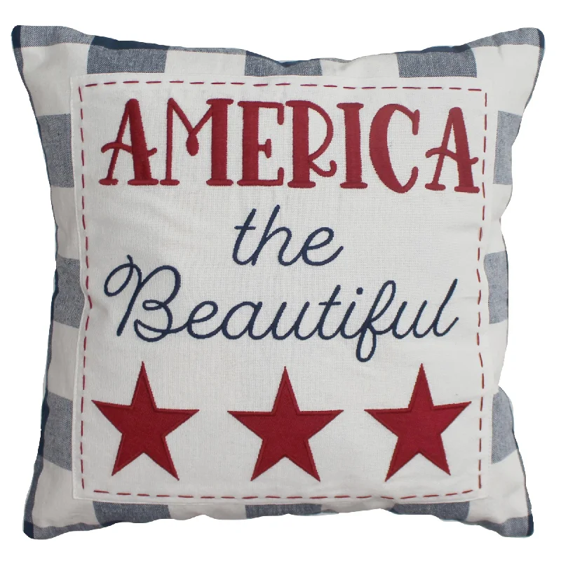 America the beautiful Pillow 14”x14” PL000058