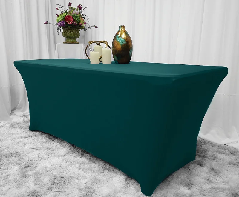 8 Ft Rectangular Spandex (220 GSM) Table Cover - Oasis (1pc)